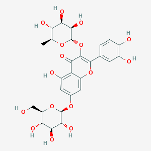 molecular formula C27H30O16 B600682 Quercetin 3-rhamnoside 7-glucoside CAS No. 17306-45-5