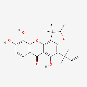 molecular formula C23H24O6 B600689 Rheediaxanthone B CAS No. 77181-98-7