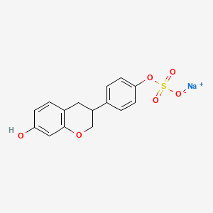 molecular formula C15H13NaO6S B600696 R,S Equol 4'-Sulfate Sodium Salt CAS No. 1189685-28-6
