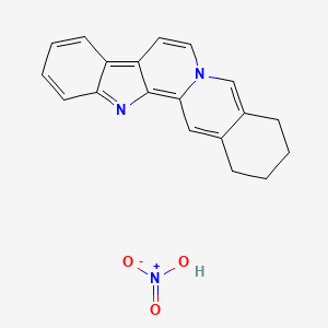 molecular formula C19H17N3O3 B600702 Sempervirine nitrate CAS No. 5436-46-4
