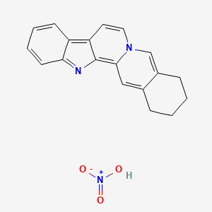 molecular formula C19H16N2HNO3 B600702 Sempervirine nitrate CAS No. 5436-46-4