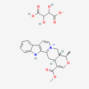 molecular formula C25H26N2O9 B600705 Serpentine bitartrate CAS No. 58782-36-8