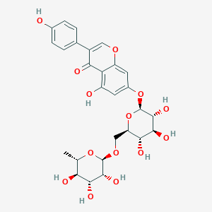 molecular formula C27H30O14 B600713 Sphaerobioside CAS No. 14988-20-6