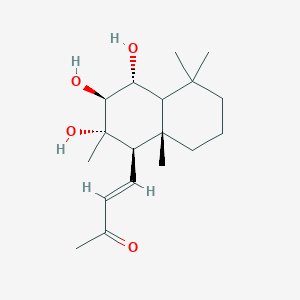 molecular formula C18H30O4 B600715 甜菊糖 A - 甜叶菊 CAS No. 107647-14-3