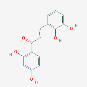 molecular formula C15H12O5 B600729 3-(2,3-Dihydroxyphenyl)-1-(2,4-dihydroxyphenyl)prop-2-en-1-one CAS No. 88191-19-9
