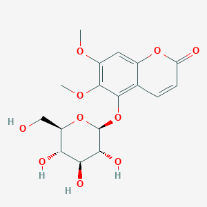 molecular formula C17H20O10 B600741 Tomenin CAS No. 28446-08-4