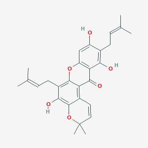 molecular formula C28H30O6 B600749 Tovophyllin A CAS No. 40738-44-1