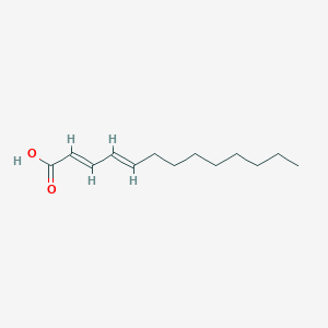 molecular formula C13H22O2 B600750 Tridecadienoic acid CAS No. 2307894-61-5