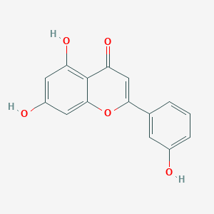 molecular formula C15H10O5 B600760 5,7-dihydroxy-2-(3-hydroxyphenyl)-4H-chromen-4-one CAS No. 72472-92-5