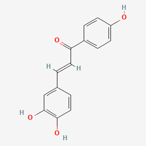 molecular formula C15H12O4 B600762 (E)-3-(3,4-二羟基苯基)-1-(4-羟基苯基)丙-2-烯-1-酮 CAS No. 92496-89-4