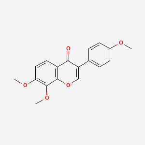 molecular formula C18H16O5 B600765 7,8,4'-三甲氧基异黄酮 CAS No. 37816-21-0