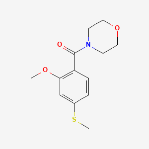 4-[2-methoxy-4-(methylthio)benzoyl]morpholine