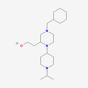 2-[4-(cyclohexylmethyl)-1-(1-isopropyl-4-piperidinyl)-2-piperazinyl]ethanol