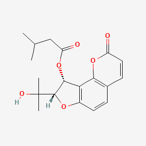 molecular formula C19H22O6 B600775 Vaginidin CAS No. 31456-93-6