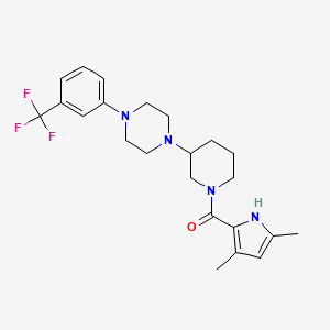 1-{1-[(3,5-dimethyl-1H-pyrrol-2-yl)carbonyl]-3-piperidinyl}-4-[3-(trifluoromethyl)phenyl]piperazine