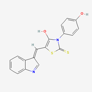 molecular formula C18H12N2O2S2 B6007766 MFCD01464893 CAS No. 5773-64-8