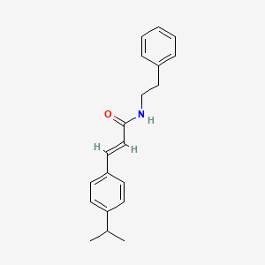 3-(4-isopropylphenyl)-N-(2-phenylethyl)acrylamide