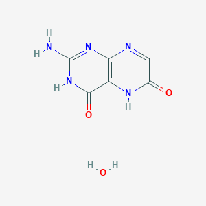 molecular formula C6H5N5O2·H2O B600783 Xanthopterin monohydrate CAS No. 5979-01-1
