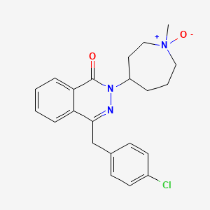 molecular formula C22H24ClN3O2 B600784 Azelastine N-Oxide (Mixture of Diastereomers) CAS No. 640279-88-5