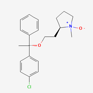 molecular formula C21H26ClNO2 B600795 Clemastine N-Oxide CAS No. 108825-05-4