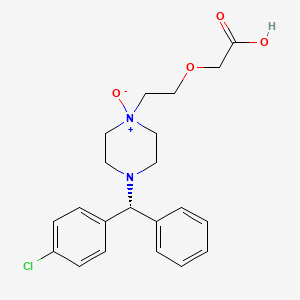 molecular formula C21H25ClN2O4 B600798 Levocetirizine N-oxide CAS No. 442863-80-1
