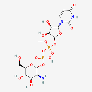 molecular formula C24H31ClN2O5 B600808 西替利嗪甘油酯 CAS No. 1243652-36-9