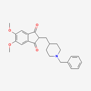 molecular formula C24H27NO4 B600823 Donepezil Impurity 3 CAS No. 1023500-88-0