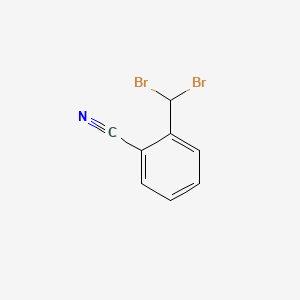 molecular formula C8H5Br2N B600829 o-Cyanobenzal bromide CAS No. 655-63-0