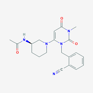 molecular formula C20H23N5O3 B600834 Unii-U93RK9Q9H6 CAS No. 1108731-49-2