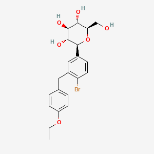 molecular formula C21H25BrO6 B600841 Dapagliflozin Impurity 3 CAS No. 1807632-95-6