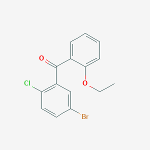 molecular formula C15H12BrClO2 B600842 Dapagliflozin Impurity 1 CAS No. 1404477-10-6