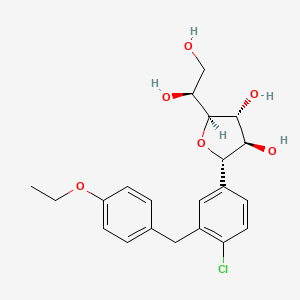 molecular formula C21H25ClO6 B600844 Dapagliflozin Impurity 9 CAS No. 1469910-70-0