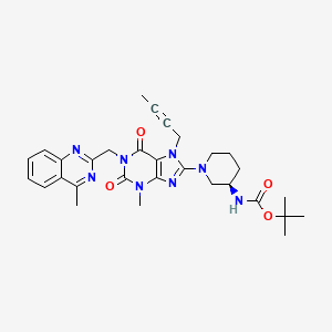 molecular formula C30H36N8O4 B600851 Linagliptin N-Boc Impurity CAS No. 668273-75-4