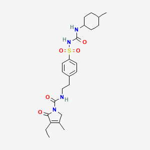 molecular formula C24H34N4O5S B600860 Glimepiride CAS No. 684286-46-2