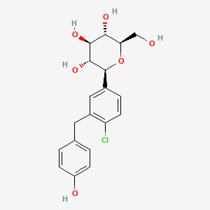 molecular formula C19H21ClO6 B600863 SGLT2-IN-1 CAS No. 864070-37-1