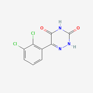molecular formula C9H5Cl2N3O2 B600869 3,5-Didesamino-3,5-dioxo Lamotrigine CAS No. 661463-79-2