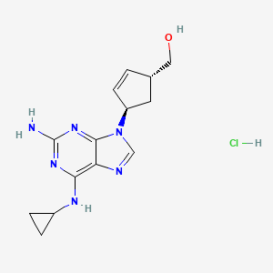 molecular formula C14H18N6O.HCl B600878 trans-Abacavir Hydrochloride CAS No. 267668-71-3