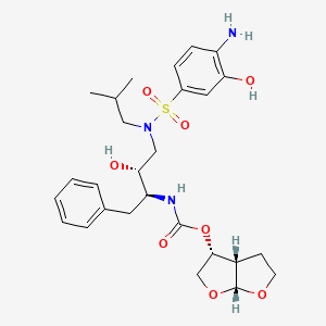 molecular formula C27H37N3O8S B600889 3'-Hydroxy Darunavir CAS No. 1159613-24-7