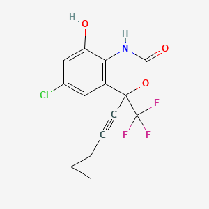 molecular formula C14H9ClF3NO3 B600897 rac 8-Hydroxy Efavirenz CAS No. 205754-32-1