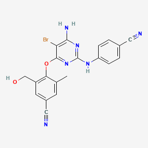 molecular formula C20H15BrN6O2 B600904 Monohydroxy Etravirine CAS No. 1246815-68-8