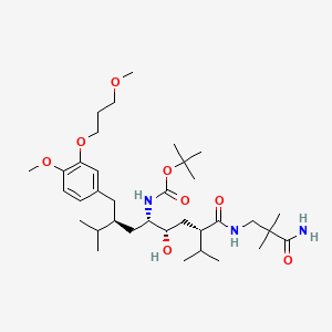 molecular formula C35H61N3O8 B600913 N-Boc Aliskiren CAS No. 173338-07-3