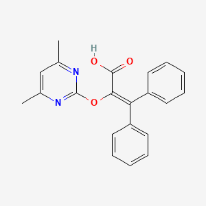 molecular formula C21H18N2O3 B600918 安必生坦杂质 E CAS No. 1312092-82-2