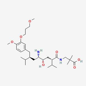 molecular formula C30H52N2O7 B600925 艾利昔仑酸杂质 CAS No. 173400-13-0