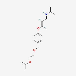 molecular formula C18H29NO3 B600928 Dehydro Bisoprolol CAS No. 1217245-60-7