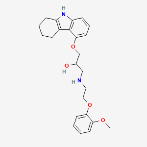 molecular formula C48H60N4O8 B600947 6,7,8,9-Tetrahydro Carvedilol CAS No. 1246820-73-4
