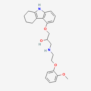 molecular formula C24H30N2O4 B600947 6,7,8,9-Tetrahydro Carvedilol CAS No. 1246820-73-4