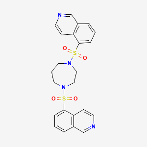 molecular formula C23H22N4O4S2 B600962 1,4-Bis(isoquinolin-5-ylsulfonyl)-1,4-diazepane CAS No. 1337967-93-7