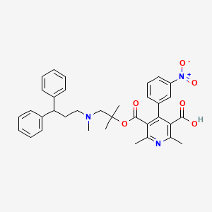 molecular formula C35H37N3O6 B600967 Lercanidipine Impurity B CAS No. 1119226-97-9