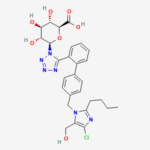 molecular formula C28H31ClN6O7 B600975 Losartan N1-Glucuronide CAS No. 138584-34-6