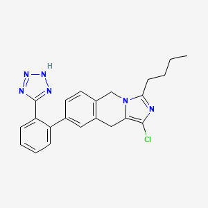 molecular formula C22H21ClN6 B600980 Losartan Imidazo[1,5-b]isoquinoline Impurity CAS No. 165276-38-0